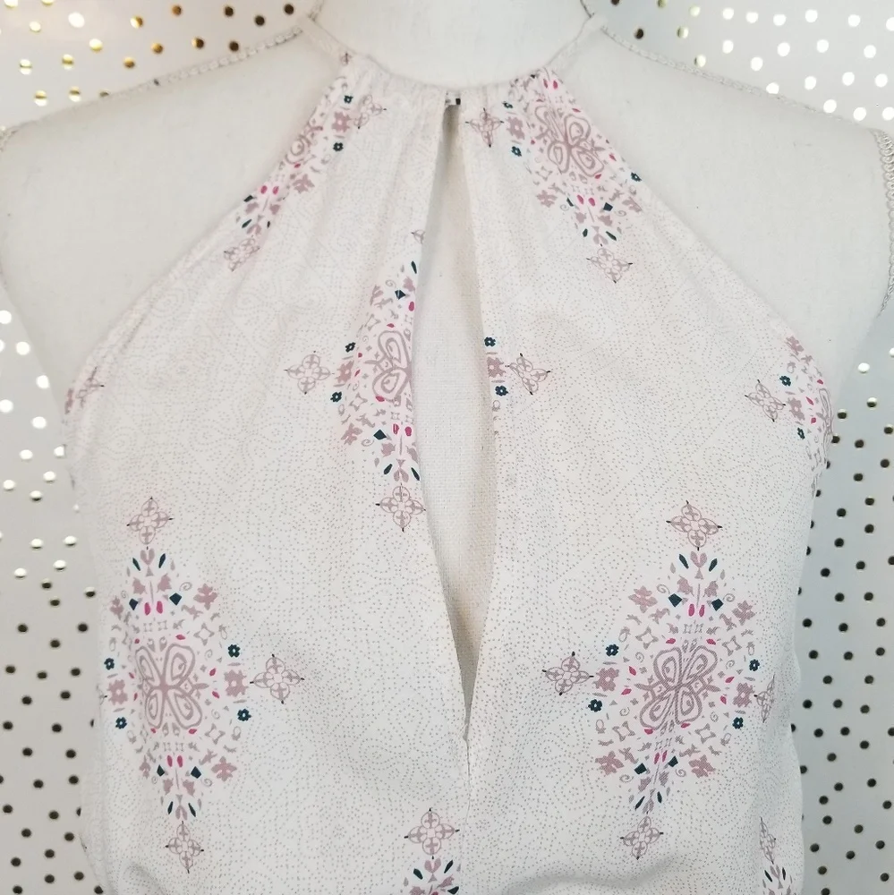 Tobi Medallion Print White Skater Dress | Size XS - Picture 3 of 8